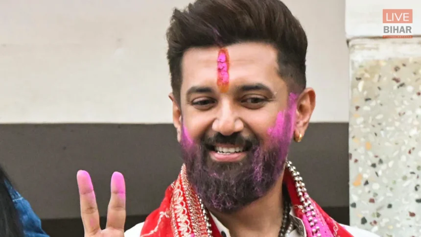 Chirag Paswan speaking on Bihar liquor ban review before Holi