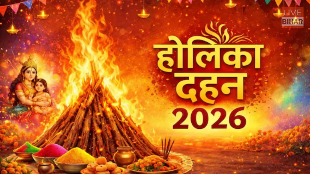Holika Dahan 2026: 2 मार्च को होलिका दहन, जानें शुभ मुहूर्त, पूजा सामग्री और संपूर्ण विधि 1