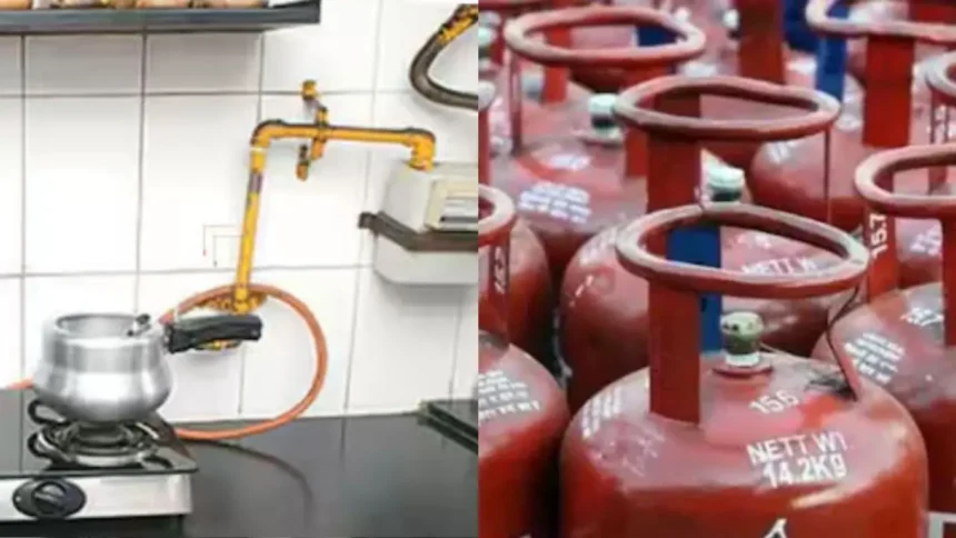 png gas pipeline connection india vs lpg cylinder