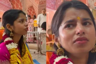 Maithili Thakur singing bhajan at Govind Dev Ji Temple Jaipur