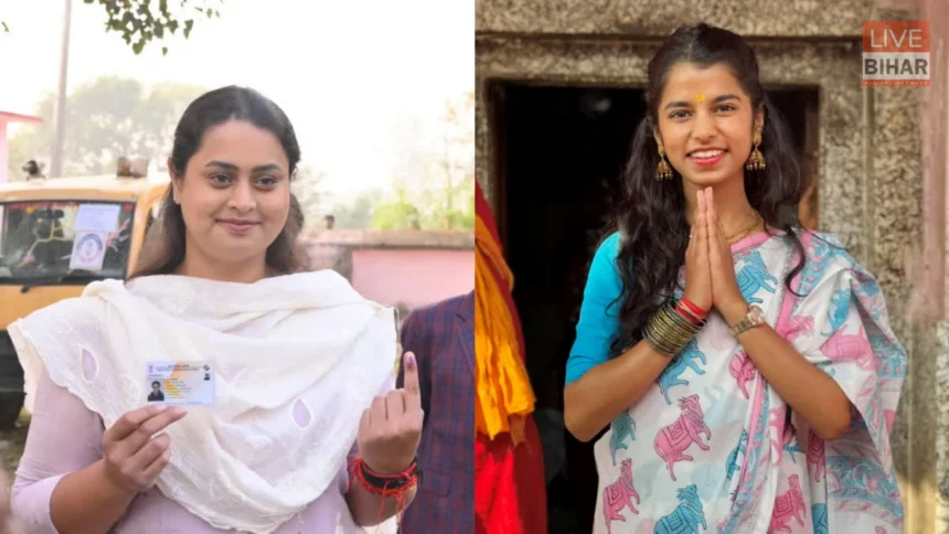 maithili thakur shreyasi singh rajya sabha election voting