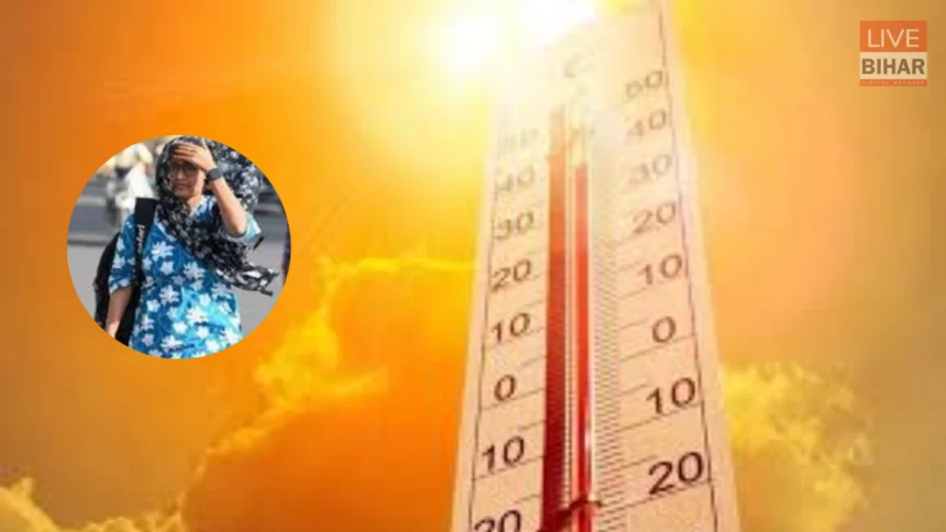 Patna city under bright sunlight as temperature reaches 32.3 degree Celsius in February